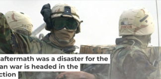 U.S. Marines crossing into Iraq from Kuwait on March 21, 2003. AP Photo/Laurent Rebours